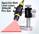 Spot-On Red Line Laser 200mW Pro Set : Alignment Lasers