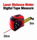 Spot-On Laser Distance Meter/Digital Tape Measure 30m/5m : Laser Distance Meters