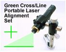 Spot-On Green Alignment Laser 30mW Portable Set (Line & Cross) : Alignment Lasers