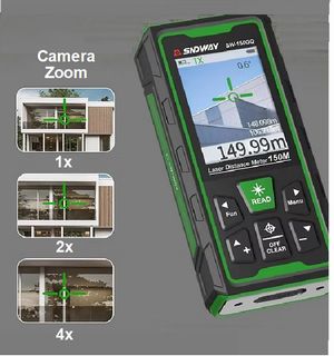 Spot-On Green Beam Laser Distance Meter 150m XPro w/Bluetooth & Camera Laser Range Finders