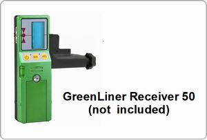 Spot-On GreenLiner X2 P5 Cross, Plumb & Multi Point Laser Level Pro Set Cross, Line & Spot Lasers