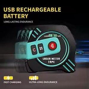 SmarTape SDLT80G Green Beam 2-in-1 Digital Laser Distance Meter 80m + 5m Tape Measure + Special Promotion Offer Laser Distance Meters