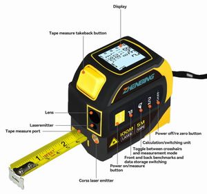 SmartTape SDLT100G Green Beam 5-in-1 Digital Laser Distance Meter 100m Xpro + 5m Tape Measure [Industrial Grade] + Special Promotion Offer Laser Tape Measures