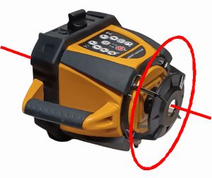 Spot-On SRL210CSS Rotary Laser Level HVP2/DDG Horizontal Vertical Plumb2 & Digital Dual Grade 800m XPro Construction Site Set + Promotion Spot-On Rotary Lasers