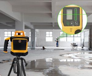 Spot-On SRL205G Rotary Laser Level Green HDG Horizontal & Dual Grade Int/Ext 600m LevelMate Set Rotary Lasers
