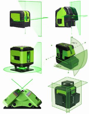 Spot-On GreenLiner Cross & Multi Line Laser Level Range